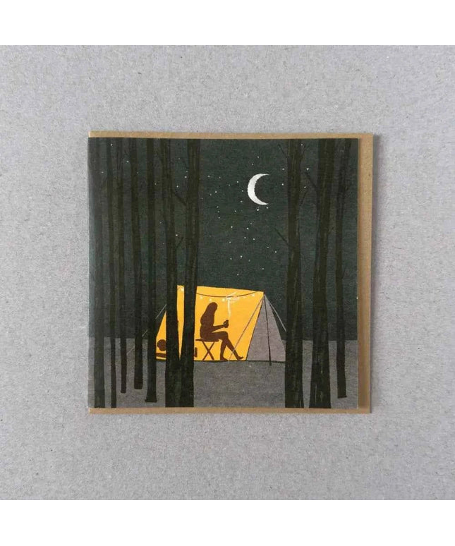 Wild Camping Greetings Card