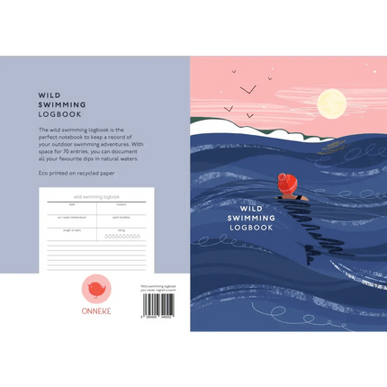 Wild swimming logbook - You never regret a swim cover