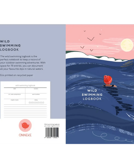 Wild swimming logbook - You never regret a swim cover