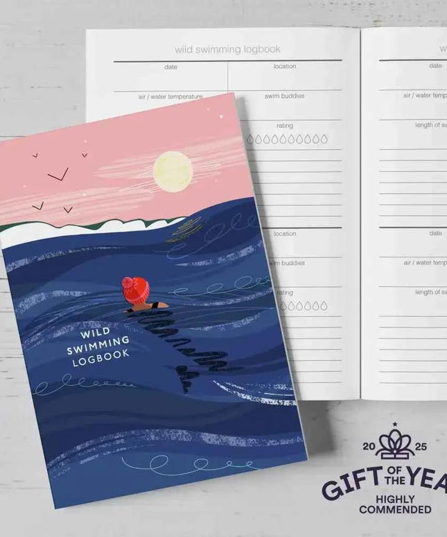 Wild swimming logbook - You never regret a swim cover
