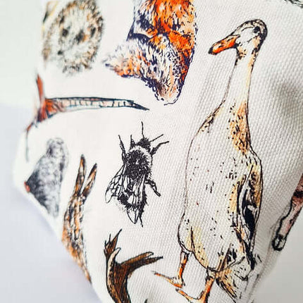 Wildlife Handmade Cosmetics Bag