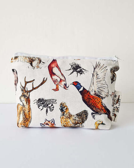 Wildlife Handmade Cosmetics Bag