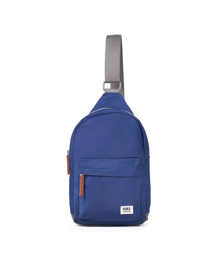 ROKA London Willesden Sling Bag in Crisp Blue Nylon