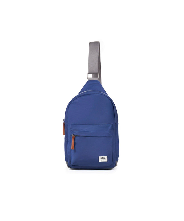 ROKA London Willesden Sling Bag in Crisp Blue Nylon