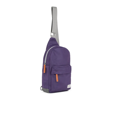 ROKA London Willesden Sling Bag in Majestic Purple Nylon