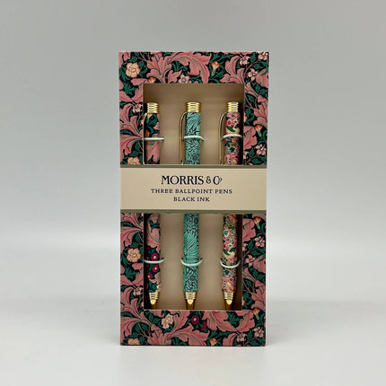 William Morris Gift Set of 3 Pens.