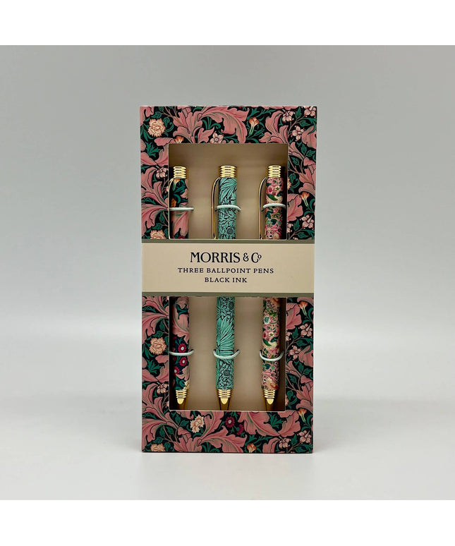 William Morris Gift Set of 3 Pens.