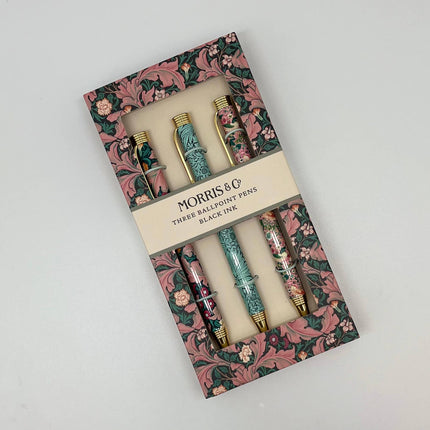 William Morris Gift Set of 3 Pens.