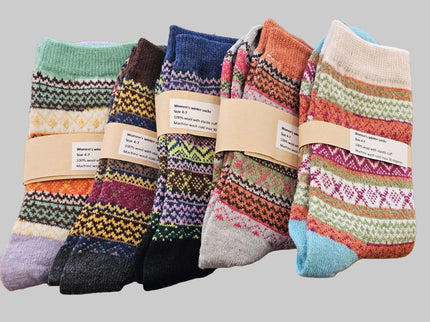 Winter Nordic Style Women's Socks