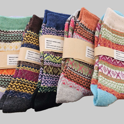 Winter Nordic Style Women's Socks