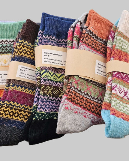 Winter Nordic Style Women's Socks