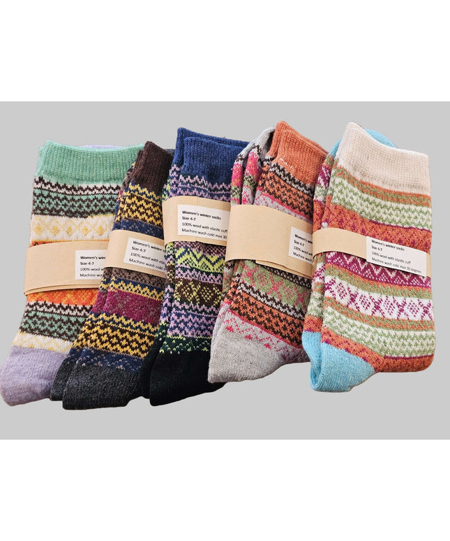 Winter Nordic Style Women's Socks