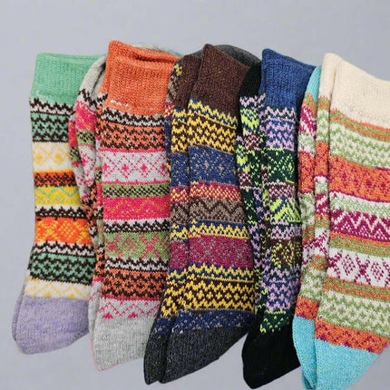 Winter Nordic Style Women's Socks