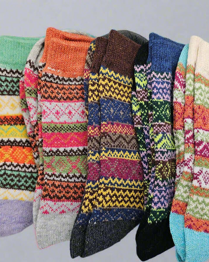 Winter Nordic Style Women's Socks