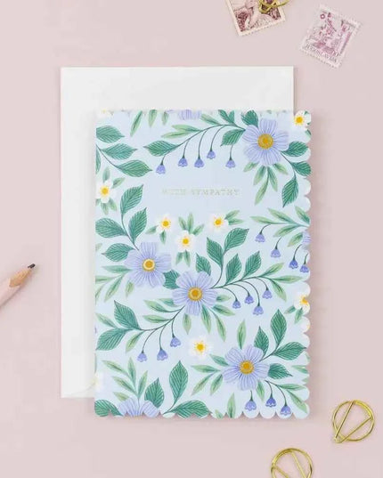 With Sympathy Greetings Card