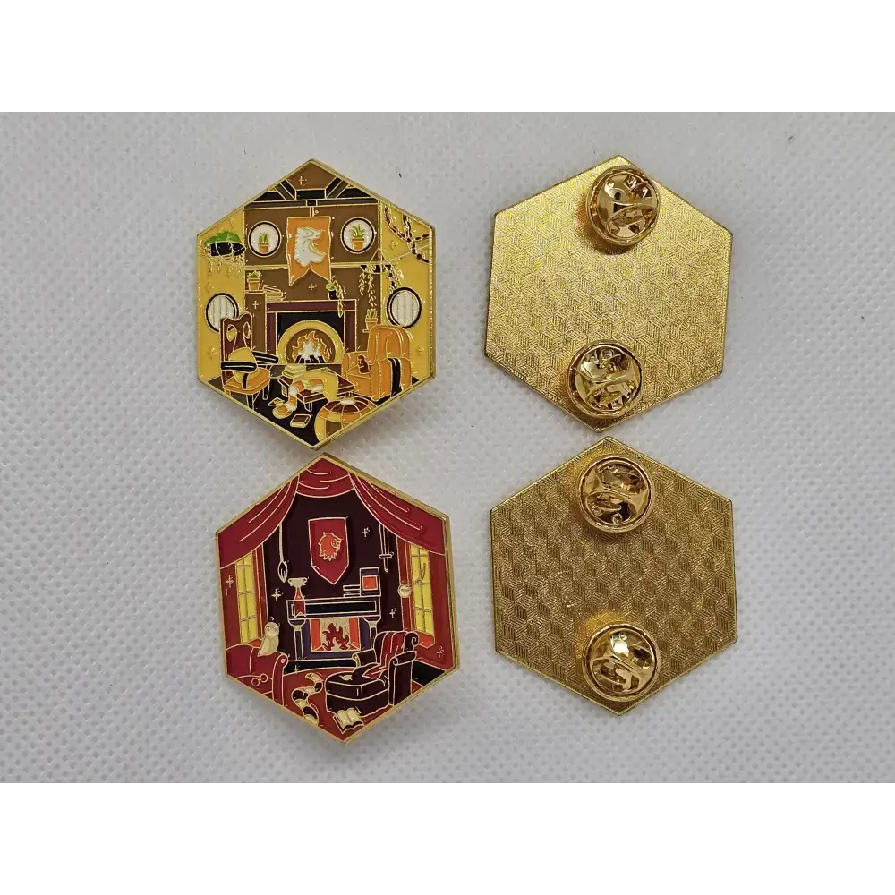 Wizard House Alloy Pin badges (Various colours) - Pin badges