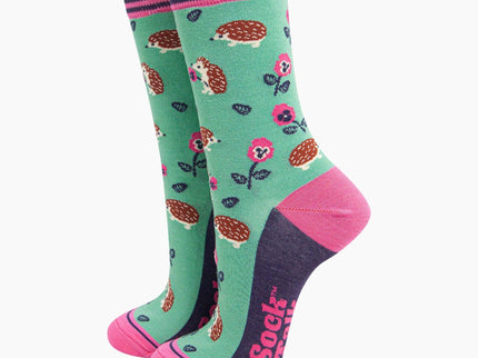 Women's Hedgehog Bamboo Socks - UK 3-7