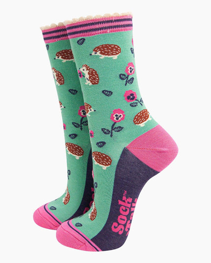 Women's Hedgehog Bamboo Socks - UK 3-7