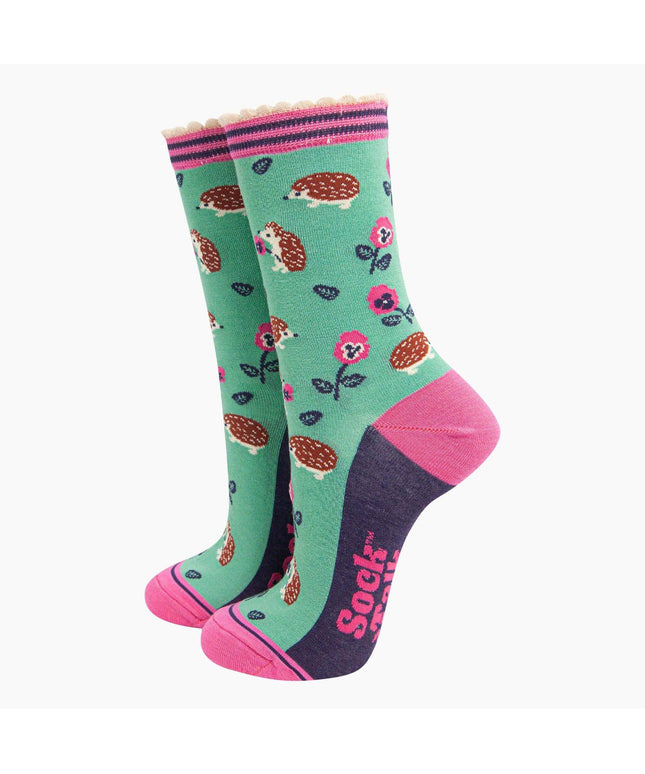 Women's Hedgehog Bamboo Socks - UK 3-7