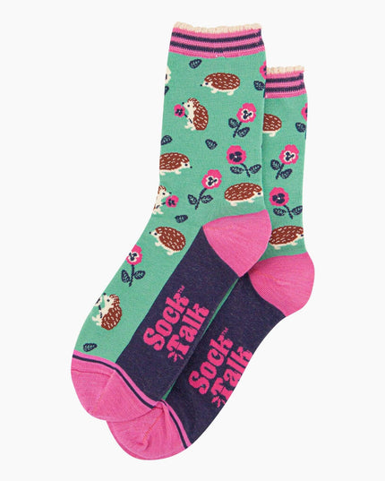 Women's Hedgehog Bamboo Socks - UK 3-7