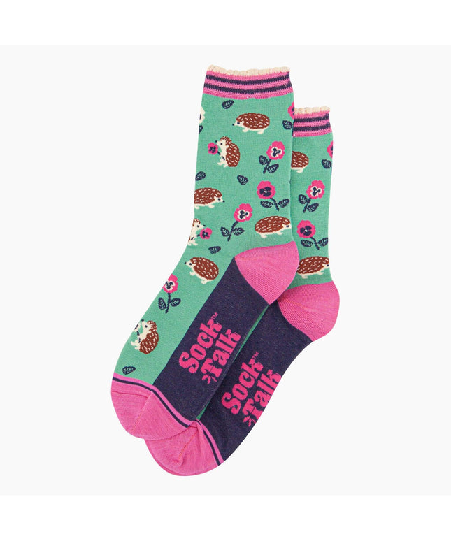 Women's Hedgehog Bamboo Socks - UK 3-7
