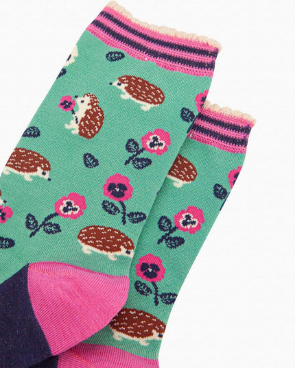 Women's Hedgehog Bamboo Socks - UK 3-7
