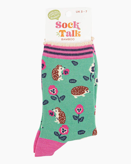 Women's Hedgehog Bamboo Socks - UK 3-7
