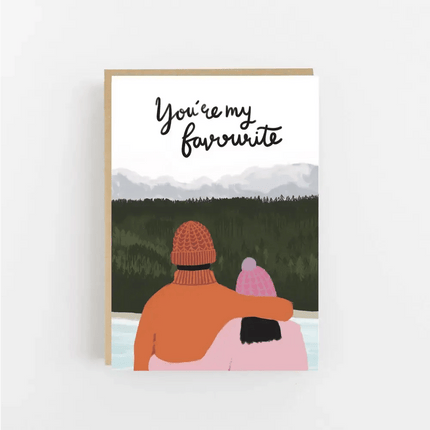 You're My Favourite Card Greetings Card