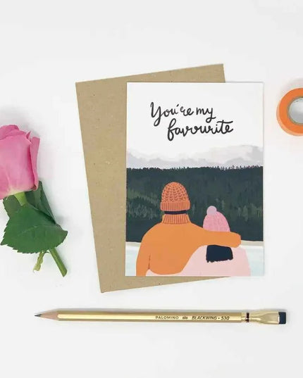You're My Favourite Card Greetings Card