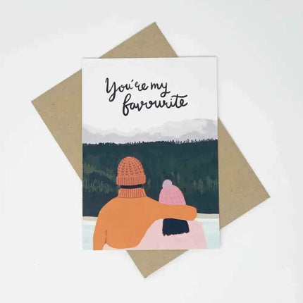 You're My Favourite Card Greetings Card