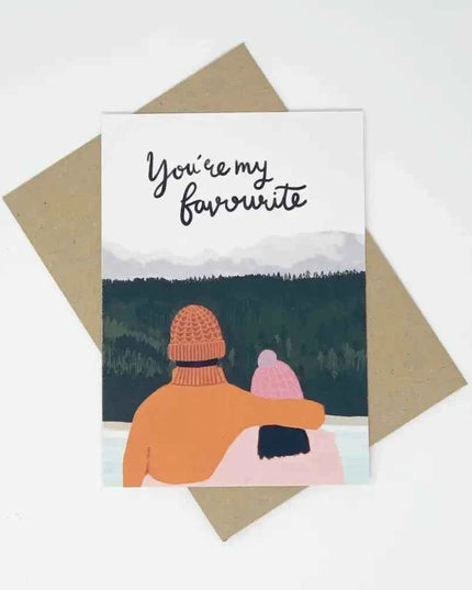You're My Favourite Card Greetings Card
