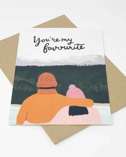 You're My Favourite Card Greetings Card