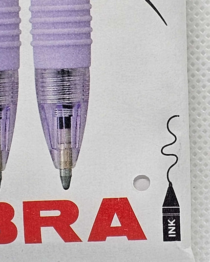 Zebra Z Grip Ballpoint Pens - 3 pen set Black Ink Comfort
